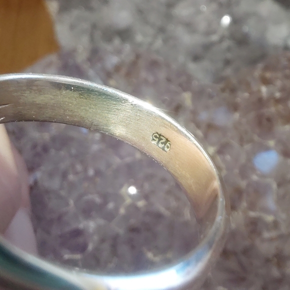 Boho Pink Dahlia Sterling Silver Ring - Picture 10 of 11